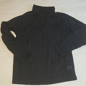 Burton Snowboards AK Grid 1/2 Zip-Up Tech Fleece, XL, Black